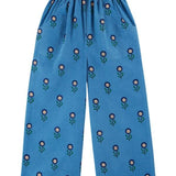 Printed Corduroy Trousers - Margot