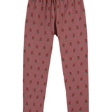 Printed Legging - Poppy Violine