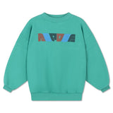 Crewneck sweater - true emerald