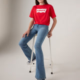 LVG 726 High Rise Flare Jean - Clean Getaway