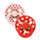 BIBS Studio Colour 2 pack Polka Anatom - Blossom/Candy