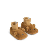 Beth Bear Plush Slipper - Golden caramel