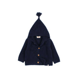 BB hood cardigan - Navy