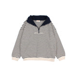Soft stripes sweatshirt - Navy