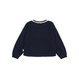 Soft rib girly t-shirt - Navy
