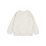 Fleece sweatshirt - Ecru melange