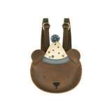 Donsje Tendo Backpack Festive Bear Cognac Classic Leather