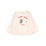 BB Mon Ami Sweatshirt - Cream Pink