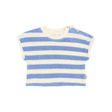 BB Terry Stripes T-Shirt - Bluette