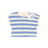 BB Terry Stripes T-Shirt - Bluette
