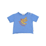 BB Banana T-Shirt Rib Collar - Ocean Blue