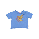BB Banana T-Shirt Rib Collar - Ocean Blue