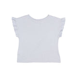 Linen Girly T-Shirt - Sky Blue