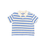 Terry Stripes Polo - Bluette