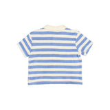 Terry Stripes Polo - Bluette