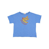 Banana T-Shirt Rib Collar - Ocean Blue