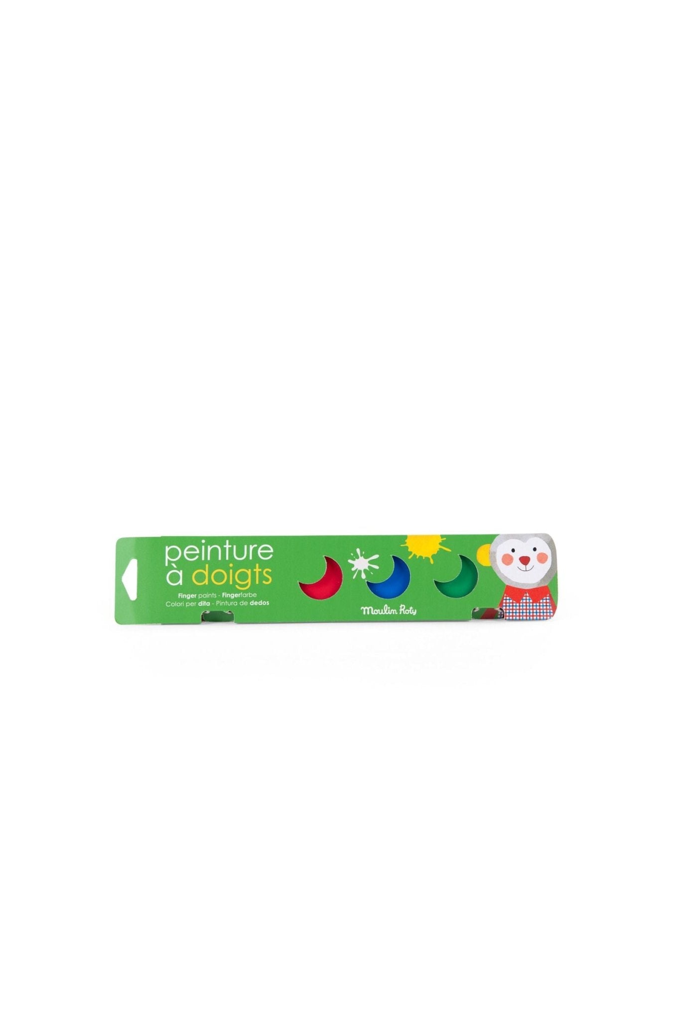 6 potjes vingerverf - Les Popipop van Moulin Roty | Kids Conceptstore Le Fanfare