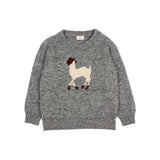 Llama Jumper - Grey Melange