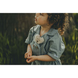 Josy Exclusive Hair Tie - Golden Retriever - Ivory Classic Leather