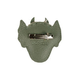 Josy Exclusive Hairclip Draak Green Bay Leather