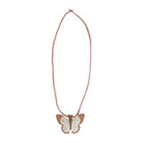 Donsje Zaza Necklace Papillon Walnut Nubuck