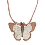 Donsje Zaza Necklace Papillon Walnut Nubuck