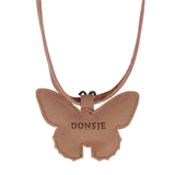 Donsje Zaza Necklace Papillon Walnut Nubuck