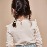 Warm Rib T-Shirt - Burgundy