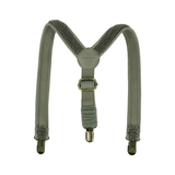 Donsje Bay Suspenders Stone Curly Faux Fur