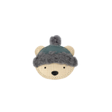 Stanzen Clip | Polar Bear - Cream Scored Leather
