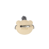 Stanzen Clip | Polar Bear - Cream Scored Leather