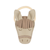 Josy Special Hair Tie - Horse - Ivory Classic Leather