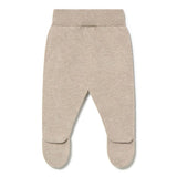 Liam knitted trousers - toasted
