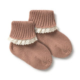 Fleur knitted socks - bloom