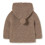 Tirso knitted jacket - brownie