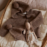 Tirso knitted jacket - brownie