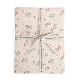 Muslin Junior Fitted Sheet 60x120, Clover