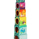 Stapelkubussen Dans La Jungle