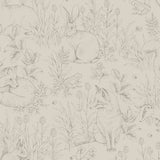 Newbie Wallpaper - Forest Friends - Beige