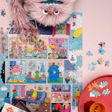 Puzzel Bij de Schmouks (500 st) - Les Schmouks