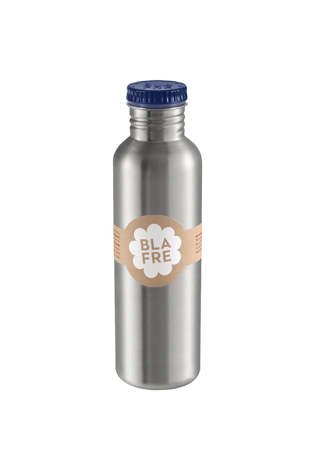 750 ml stainless steel bottle - dark-blue van Blafre | Kids Conceptstore Le Fanfare