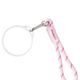 Wrist Cord - White Mug Ring - Cherry Pink