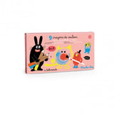 9 kleurpotloden 3 in 1 - Les Schmouks van Moulin Roty | Kids Conceptstore Le Fanfare