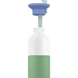 Dopper Steel (350 ml) - Fresh Green x Flip Straw - Seafoam Sorbet
