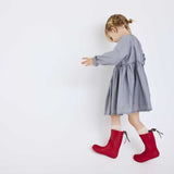 bisgaard regenlaars star rubber - red