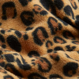 Leopard fleece jacket - Beige