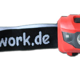 Hoofdlamp - wit & rood licht