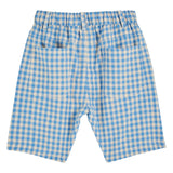 Short Carreau Vichy Lagon