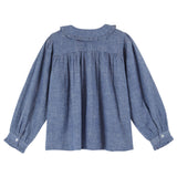 Smocked Blouse - Chambray