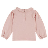 Picot Tee Shirt - Peony